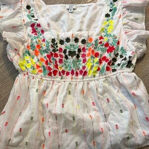 Crown & Ivy Embroidered Top